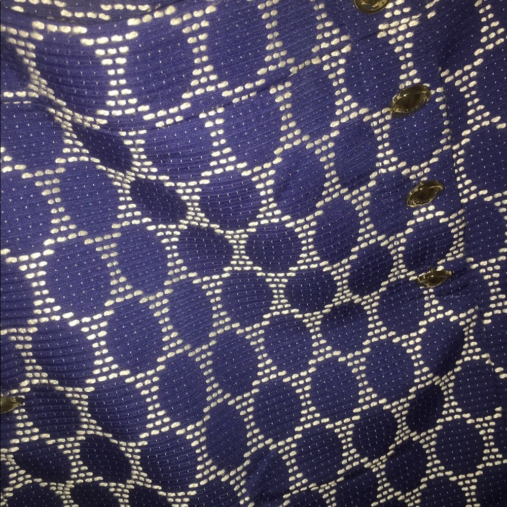 Miranda Skirt Antonio Melani sz 14 blue polka dot - Picture 6 of 6